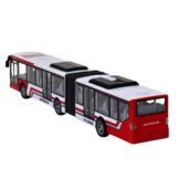 Rc stadsbus - rood/wit - 44.5 x 7.5 x 7 cm - lichteffecten