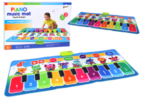 Dansmat - 8 instrumentgeluiden - opnamefunctie - 146 x 60 cm