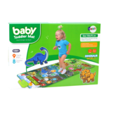 Dansmat - dinosaurusmotief - 150x70 cm - interactief en educatief