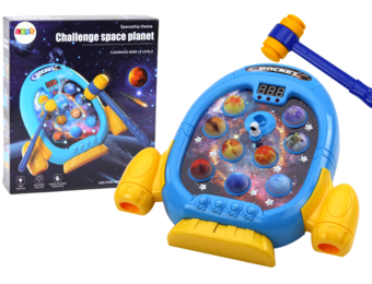 Whack a mole - futuristische ruimteraket - 6 spelmodi - incl. hamers