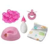 Plaspop - roze boxpakje - interactief - 40 x 17 x 10 cm
