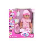 Plaspop - roze boxpakje - interactief - 40 x 17 x 10 cm