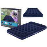 2 persoons luchtbed - ingebouwde voetpomp - 191x137x28 cm - max 300 kg