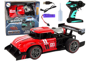 Bestuurbare auto - rood - 24 x 13 x 8 cm - lichtgewicht