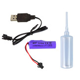 Bestuurbare auto - rood - 24 x 13 x 8 cm - lichtgewicht