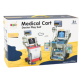 Doktersset speelgoed - blauw - 50x25x25 cm - incl stethoscoop