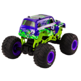 Rc truck - paars/groen - 1:10 schaal - 38.5 x 32 x 28.5 cm