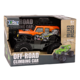 Bestuurbare auto - oranje - 27 x 23 x 21.5 cm - off-road