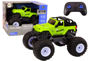 Rc truck - groen - 1:12 schaal - 33 x 29.5 x 25 cm