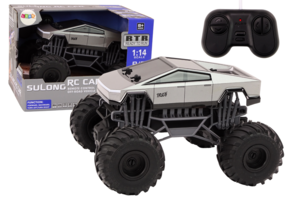 Bestuurbare auto - grijs - 1:14 schaal - off-road