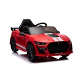 Elektrische kinderauto - rood - 105 x 67 x 47 cm - 1,8-3,8 km/u