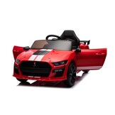 Elektrische kinderauto - rood - 105 x 67 x 47 cm - 1,8-3,8 km/u