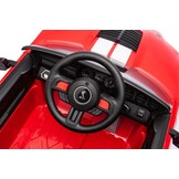 Elektrische kinderauto - rood - 105 x 67 x 47 cm - 1,8-3,8 km/u