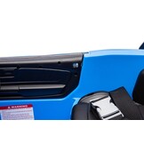 Elektrische kinderauto - blauw - 105x67x47 cm - automaat