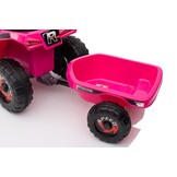 Elektrische kinderquad - roze - 106x41x48 cm - Bluetooth audio