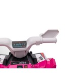 Elektrische kinderquad - roze - 106x41x48 cm - Bluetooth audio