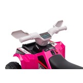 Elektrische kinderquad - roze - 106x41x48 cm - Bluetooth audio