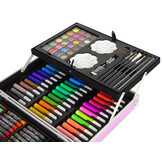 Tekenset kind - 145 onderdelen - roze eenhoorn koffer - vanaf 3 jaar