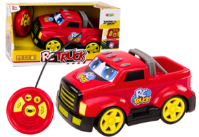 Bestuurbare auto - rood - 30 x 17.5 x 13 cm - licht en geluid