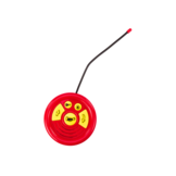 Bestuurbare auto - rood - 30 x 17.5 x 13 cm - licht en geluid