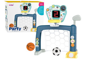 Basket & voetbal doel in 1 - 3-in-1 spel - lichtgewicht - CE-gecertificeerd