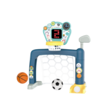 Basket & voetbal doel in 1 - 3-in-1 spel - lichtgewicht - CE-gecertificeerd