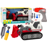 Rupsgraafmachine speelgoed - 28x19.5x13.5 cm - incl. gereedschap