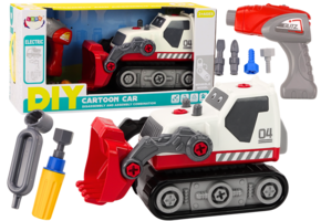 Rupsgraafmachine speelgoed - 28x19.5x13.5 cm - incl. gereedschap