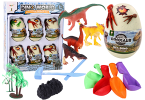 Dino eieren - 6 stuks - 16 x 11 x 11 cm - interactief spel