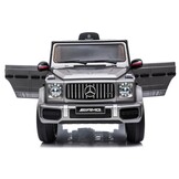 Elektrische kinderauto - zilver - 105x55x33 cm - 2.4G afstandsbediening