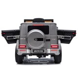 Elektrische kinderauto - zilver - 105x55x33 cm - 2.4G afstandsbediening