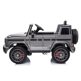 Elektrische kinderauto - zilver - 105x55x33 cm - 2.4G afstandsbediening