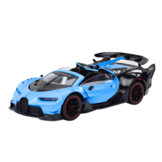 Bestuurbare auto - blauw - 33.5 x 14.5 x 9 cm - licht en geluid