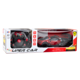 Bestuurbare auto - rood - 33.5 x 14.5 x 9 cm - licht en geluid