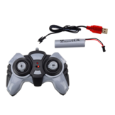 Bestuurbare auto - witte tractor - 34 x 18.5 x 16 cm - geluidseffecten