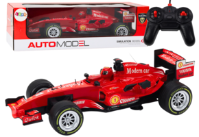 Bestuurbare auto - rood - 37 x 16 x 10 cm - licht en geluid