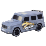 Bestuurbare auto - grijs - 40 x 18 x 16 cm - dinosaurusafbeelding