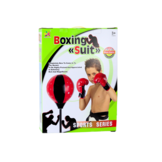 Boksset kind - zwart/rood - 124 x 40 cm - zelfoprichtend