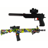 Waterpistool set - duurzaam - met accessoires - 79x29x5 cm