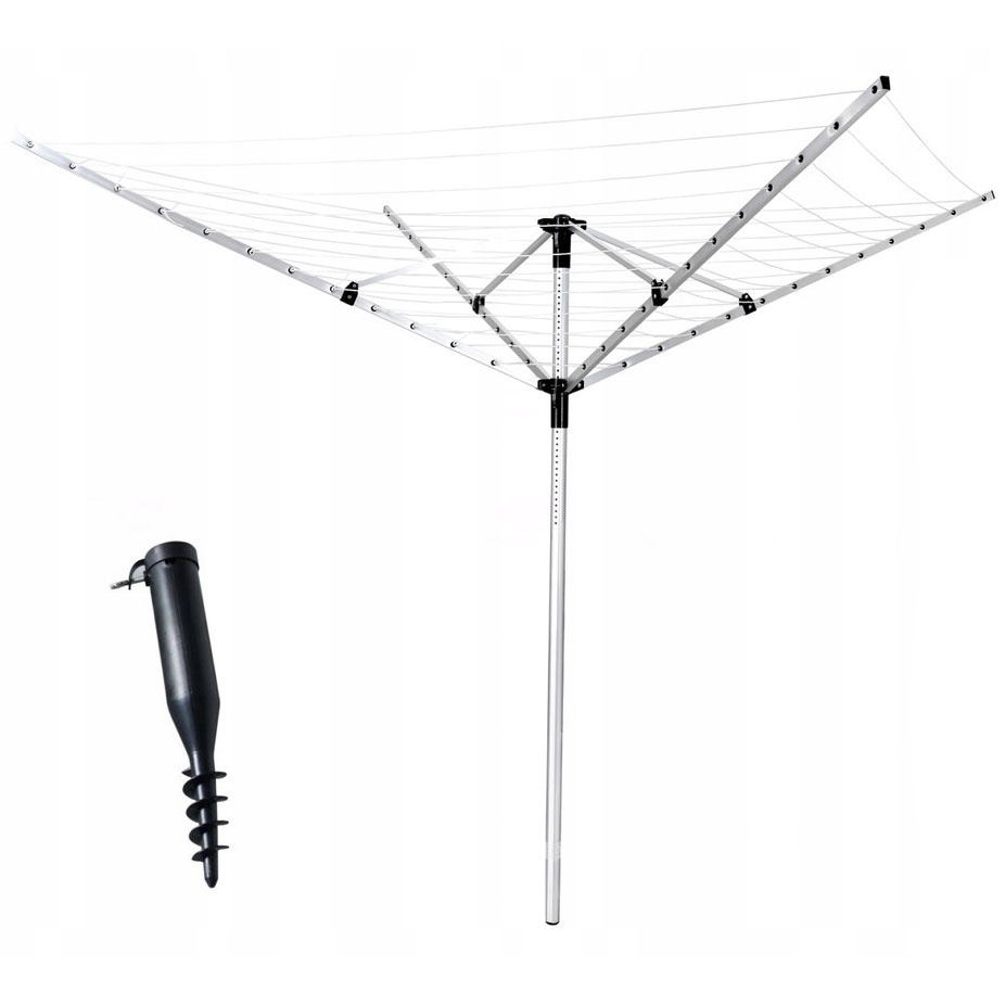 Wasdroger tuin - 260 cm breed - 60 m droogruimte - aluminium constructie