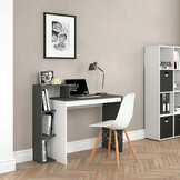 Bureau met kast - modern - 90 x 40 cm tafelblad - 4 planken