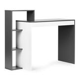 Bureau met kast - modern - 90 x 40 cm tafelblad - 4 planken