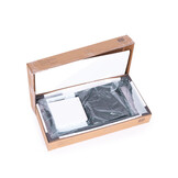 Wasmand - 92 liter - metaal en houtfineer - loft ontwerp