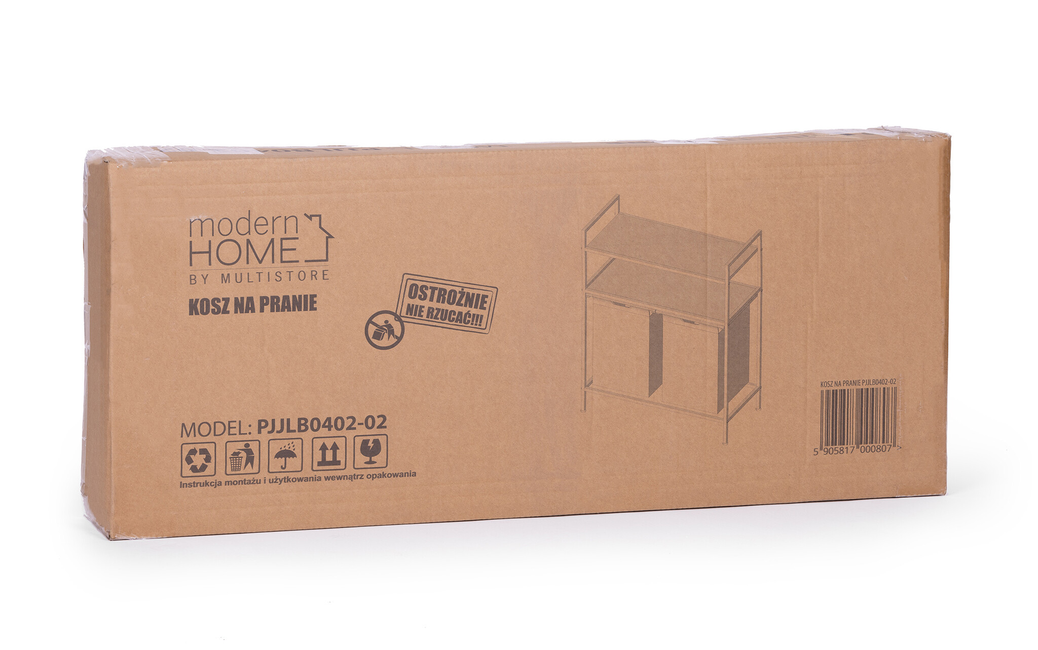 Wasmand - ModernHome - 73 x 91 x 33 cm - vochtbestendig