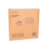 Salontafel - loft style - 80 x 80 cm - metaal en hout