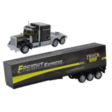 Bestuurbare vrachtwagen - geel - 60 x 13 x 9.5 cm