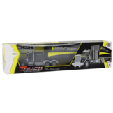 Bestuurbare vrachtwagen - geel - 60 x 13 x 9.5 cm