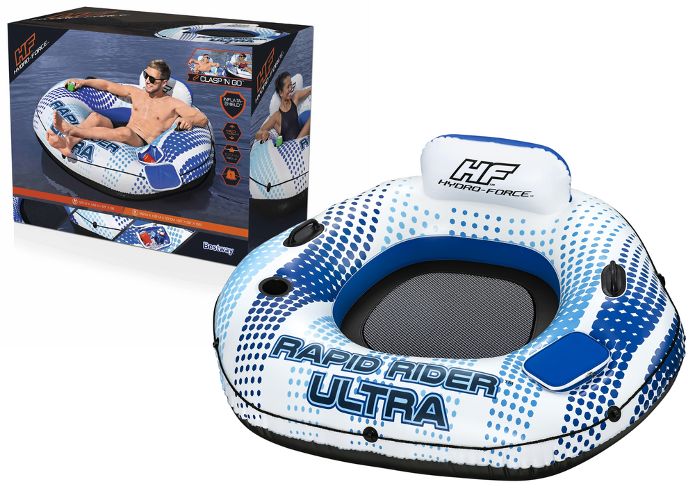 Zwemband volwassenen - PVC - 165x148 cm - met drinkgaten