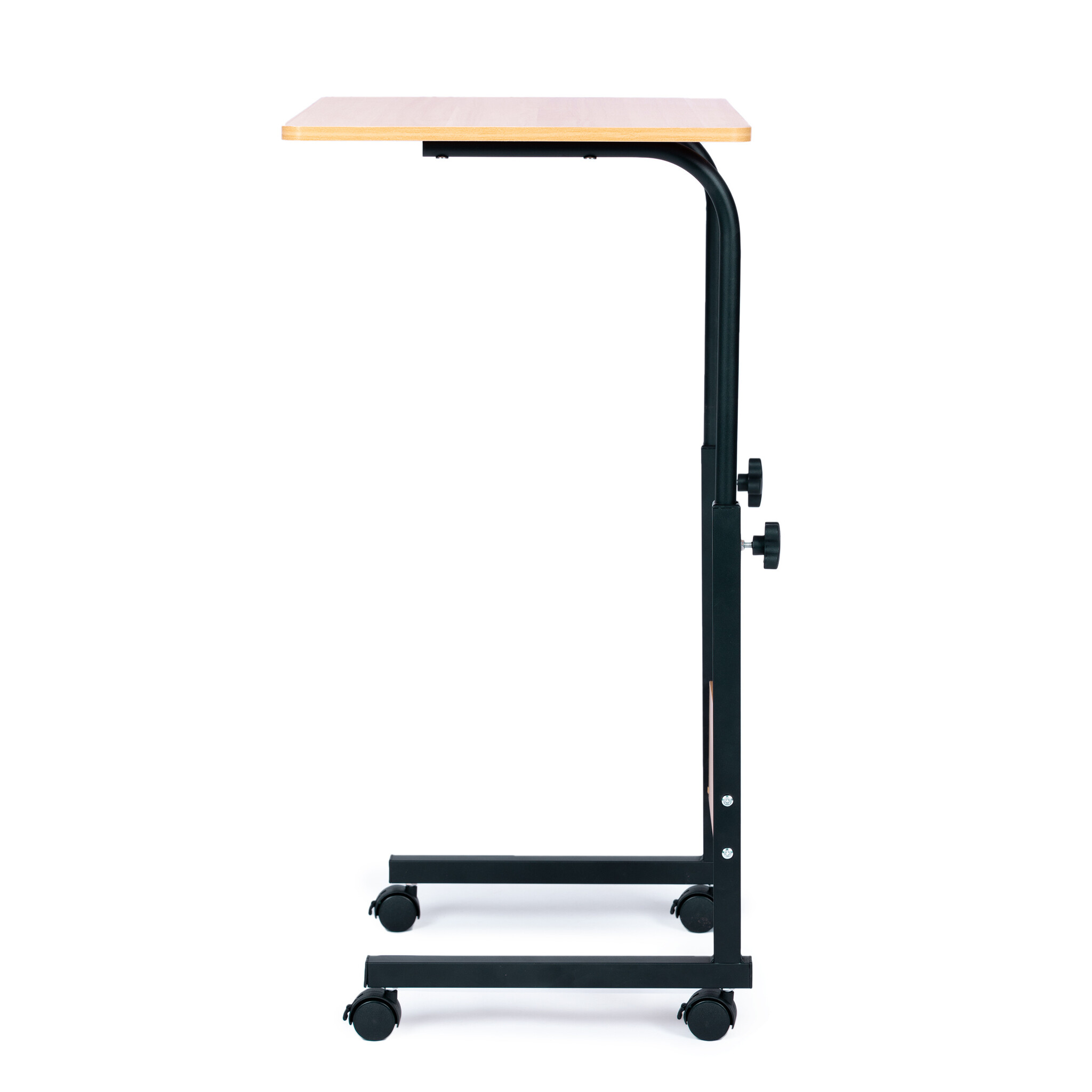 Laptoptafel - metaal en MDF - 43 x 39 x 83 cm - hoogteverstelbaar