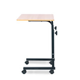 Laptoptafel - metaal en MDF - 43 x 39 x 83 cm - hoogteverstelbaar